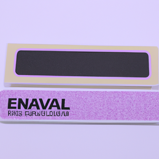 Rectangular Printed Logo Mini Nail File Buffer Block EVA Nail File